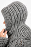 MUMS Grey Cable Knit Balaclava