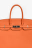 Hermès 2013 Orange Togo Leather Birkin 35