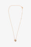 Pre-Loved Chanel™ 18K Rose Gold Diamond Extrait de Camélia Necklace