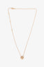 Pre-Loved Chanel™ 18K Rose Gold Diamond Extrait de Camélia Necklace