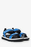 Louis Vuitton Black/Blue Pool Pillow Flat Comfort Sandals Size 39