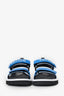 Louis Vuitton Black/Blue Pool Pillow Flat Comfort Sandals Size 39