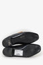 Louis Vuitton Black Calfskin Mink Upper Case Flat Loafers Size 39