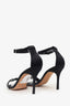Manolo Blahnik Black Ankle Strap Heels Size 38.5