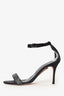 Manolo Blahnik Black Ankle Strap Heels Size 38.5