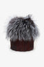 Vintage Fox Red/Silver Hat Estimated Size S