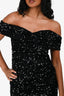 Likely Black 'Ronan' Sequin Midi Dress Size XS