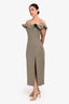 Elliat Green 'Dancehall' Strapless Midi Dress Size M