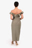 Elliat Green 'Dancehall' Strapless Midi Dress Size M