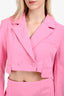Misha Pink 'Luise' Cut Out Blazer Mini Dress Size L