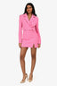 Misha Pink 'Luise' Cut Out Blazer Mini Dress Size XS