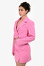 Misha Pink 'Luise' Cut Out Blazer Mini Dress Size S