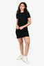 Pre-Loved Chanel™ Black Mini T-Shirt Dress Size M