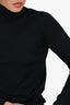 Brunello Cucinelli Black Cashmere/Silk Turtleneck Top Size M