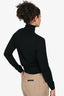 Brunello Cucinelli Black Cashmere/Silk Turtleneck Top Size M
