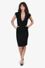 Yves Saint Laurent Edition 24 2011 Wool Midi Dress Size 34