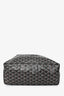 Goyard 2015 Black Goyardine St. Louis PM Tote with Pouch