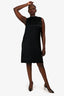 Rag & Bone Black Silk Ribbed Sleeveless Knit Mini Dress Size M