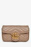 Gucci Mauve Leather Mini Marmont Shoulder Bag