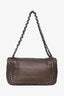 Pre-Loved Chanel™ 2005/2006 Metallic Brown Luxe Ligne Flap