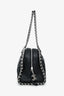 Pre-Loved Chanel™ 2011/2012 Black Lambskin Chain Around Bowler Bag