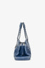 Pre-Loved Chanel™ 2011/2012 Navy Blue Medium "Just Mademoiselle" Bowling Bag