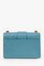Christian Dior Blue Leather Montagine Micro Crossbody