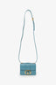 Christian Dior Blue Leather Montagine Micro Crossbody