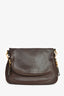Tom Ford Brown Leather 'Jennifer' Shoulder Bag