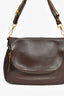 Tom Ford Brown Leather 'Jennifer' Shoulder Bag