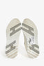 Hermès White Technical Mesh/Grey Suede 'Bouncing' Sneakers Size 38 Mens