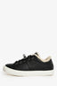 Hermes Black Leather/Shearling Kelly Buckle 'Day' Sneakers Size 38
