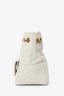 Saint Laurent Light Grey Joy Matelassé Leather Mini Bucket Bag