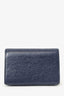 Balenciaga Navy City Moto Bifold Cardholder