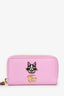 Gucci Pink Leather Marmont Bosco Key Case