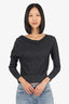 Isabel Marant Grey Wool Crew Neck Sweater