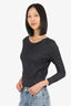 Isabel Marant Grey Wool Crew Neck Sweater
