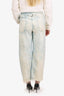 MM6 Maison Margiela Blue Denim Distressed Jeans Size 40