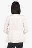 Comme De Garcon White Tiered Button Up Shirt Size M