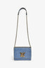 Louis Vuitton 2015 Blue Denim Epi Leather 'Twist' MM Shoulder Bag