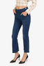 Frame Blue Denim Pocket Front Flared Jeans Size 27