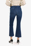 Frame Blue Denim Pocket Front Flared Jeans Size 27