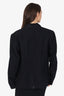 Rag & Bone Black Cotton/Wool Single Breasted Blazer Size 44