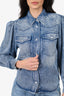 Isabel Marant Etoile Blue Cotton Button Down Shirt Size 34