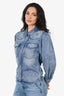 Isabel Marant Etoile Blue Cotton Button Down Shirt Size 34