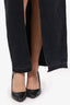 Paige Black Denim Maxi Skirt Size 24