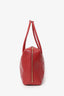 Pre-Loved Chanel™ 2004/5 Red Leather Triple 'CC' Bowling Bag