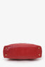 Pre-Loved Chanel™ 2004/5 Red Leather Triple 'CC' Bowling Bag