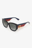 Gucci Black Stripe Side 'GG' Sunglasses