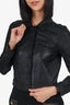 Mackage Black Leather Jacket Size M